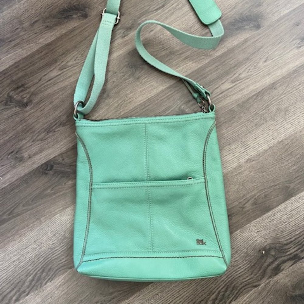 The Sak Green crossbody purse